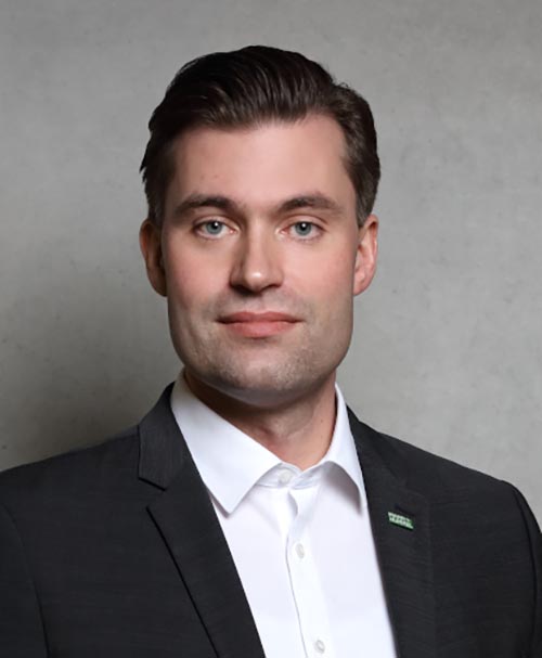 Dr. Mark Müser, President Air Filtration Americas and Group Vice President Operations Life Sciences and Environment.