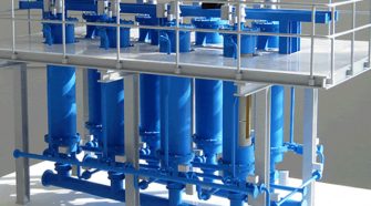 FLSmidth’s ClariTube polishing filter with filter media regeneration system