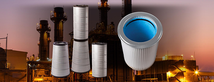 Canisters, cartridges, conical and cylindrical industrial air filters help clean intake air