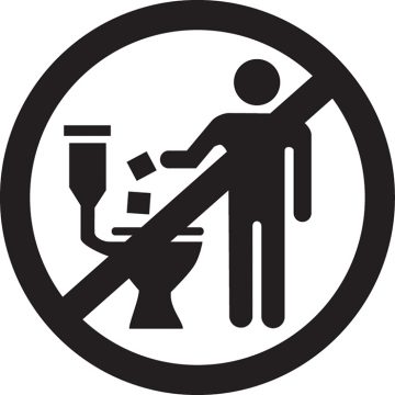 EDANA and INDA are recommending that all baby wipes should carry the Do Not Flush symbol – even those that are fully flushable. Illustration courtesy of EDANA/INDA