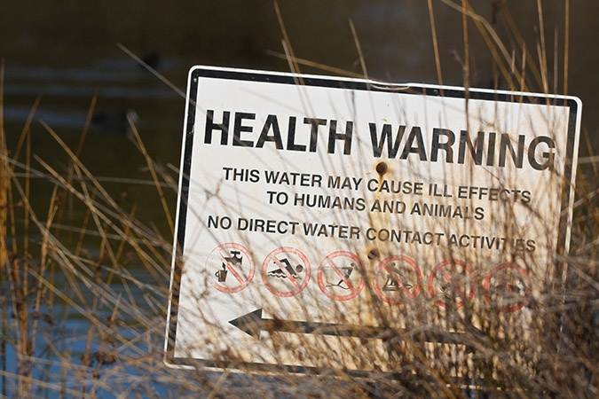 PFAS contamination in public waterways