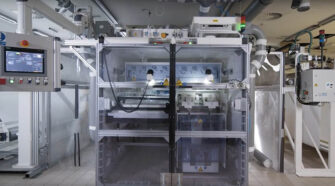 Elmarco’s new Infinity nanofiber system. Photo courtesy of Elmarco