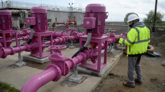 The Las Gallinas Valley Sanitary District recently completed construction on a water recycling system