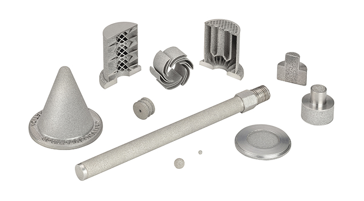 3D-printed porous metal components