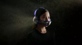 Dyson air-purifying headphone