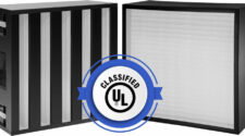 Rensa Filtration's SuperFlo HEPA V-Bank and SuperFlo HEPA Deep Pleat Air Filters Now Have UL 900 Classification.