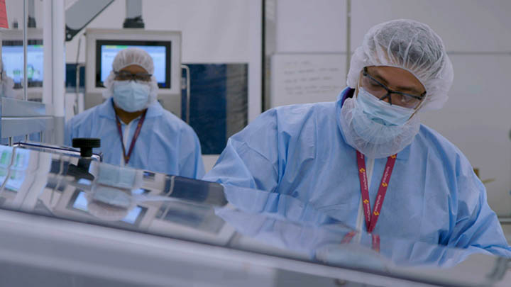 Safety and quality control are embedded throughout the AstraZeneca production proces