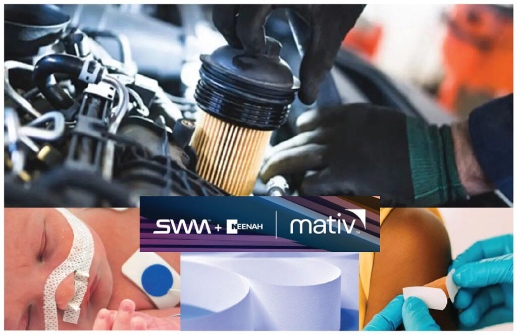 Mativ™ combines the power of two companies to have a larger presence in filtration, healthcare, release liners, engineered papers and more. Photo courtesy Mativ