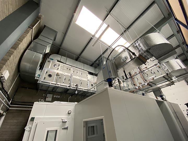 Environmental Test Chambers Air Handling Systems. Photo courtesy Airmid