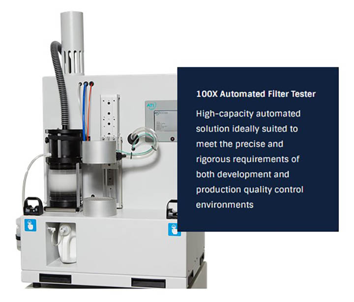 100X Automated Filter Tester