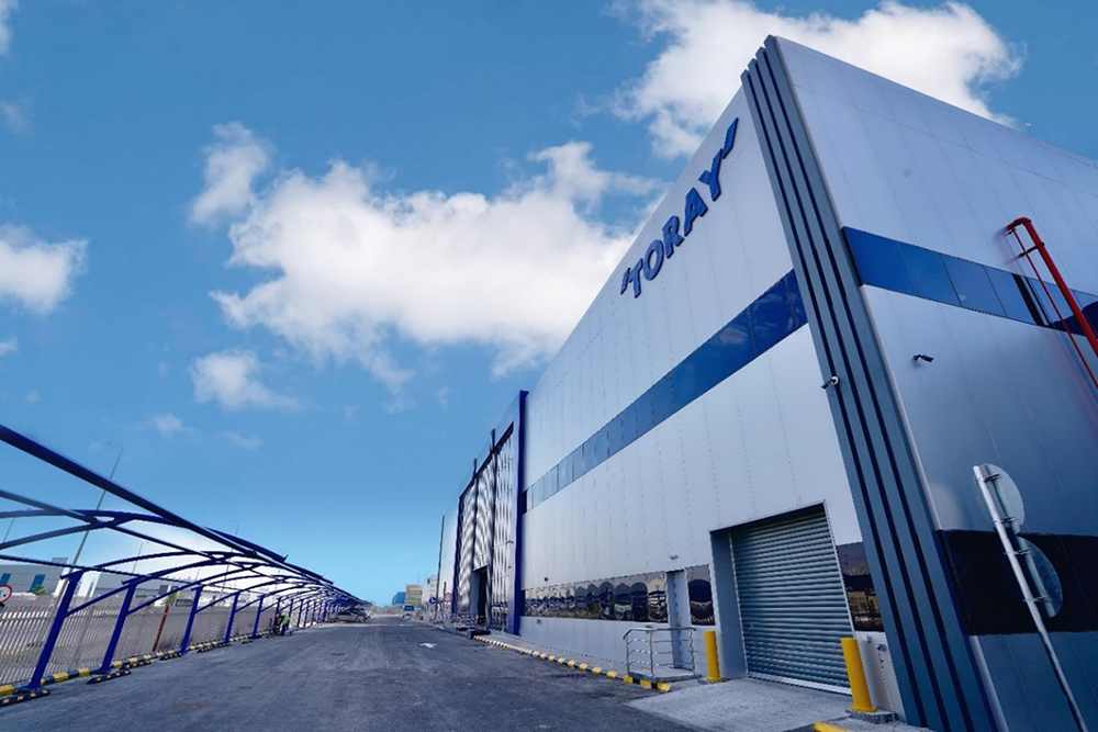 Toray's operations in Dammam, Saudi Arabia.