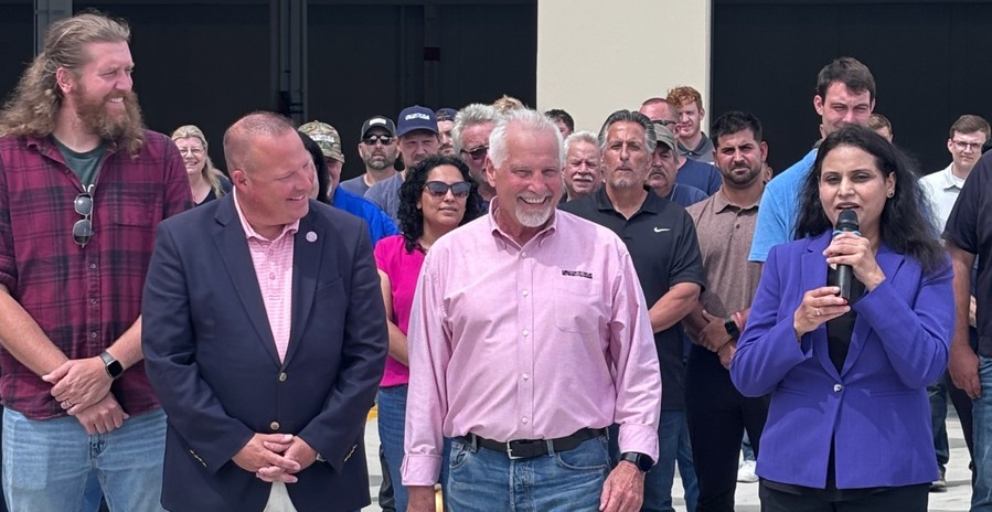 From the ribbon cutting of the Centrisys/CNP expansion in Wisconsin.