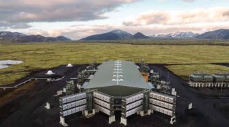 Climeworks, launched Mammoth, its second DAC facility in Iceland and the largest to date, in May 2024. Photo courtesy of Climeworks
