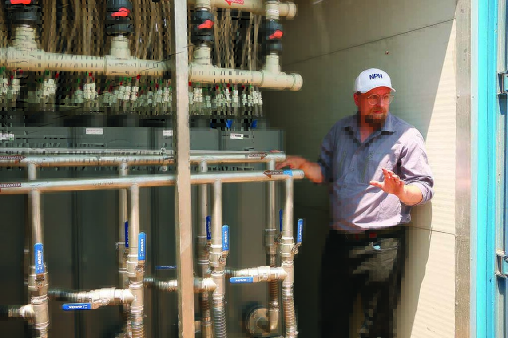 In early August, NPHarvest unveiled an industrial-scale demo unit at the Aslan Biomass biogas plant in Türkiye. It recovers nitrogen and phosphorus from wastewater, critical raw materials for sustainable fertilizer production amid tightening EU restrictions on Russian imports. The demo unit shows that the company’s technology is scalable, energy-efficient, and reliable. Photo courtesy of NPHarvest