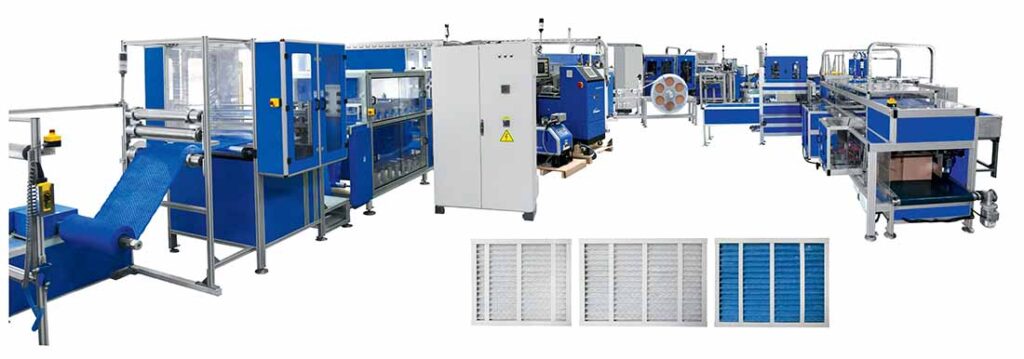 A2Z HVAC Filter production Line