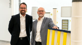 Hengst CEO Christopher Heine (left) and Marketing Director Christoph Schings. Photo courtesy Hengst Filtration.