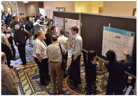 Student poster displays shown at the AFS Conference.